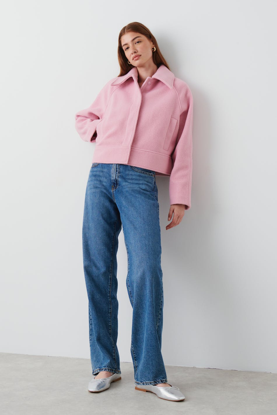 Short boxy jacket