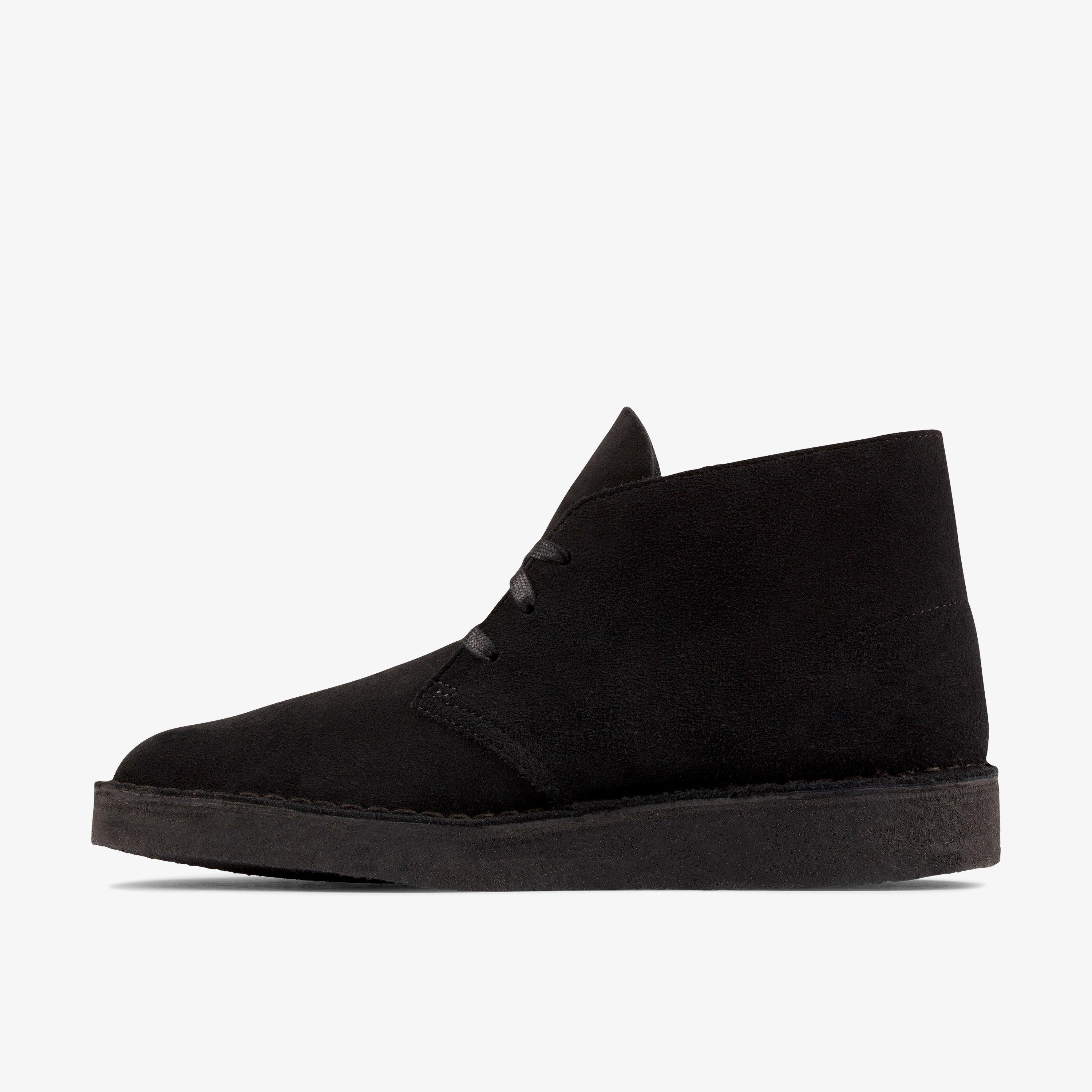 Desert Coal Black Suede