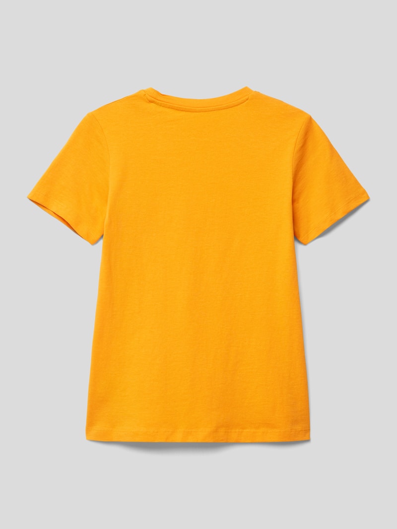 T-Shirt mit Motiv-Print Modell 'BOOSTER' in hellgrau