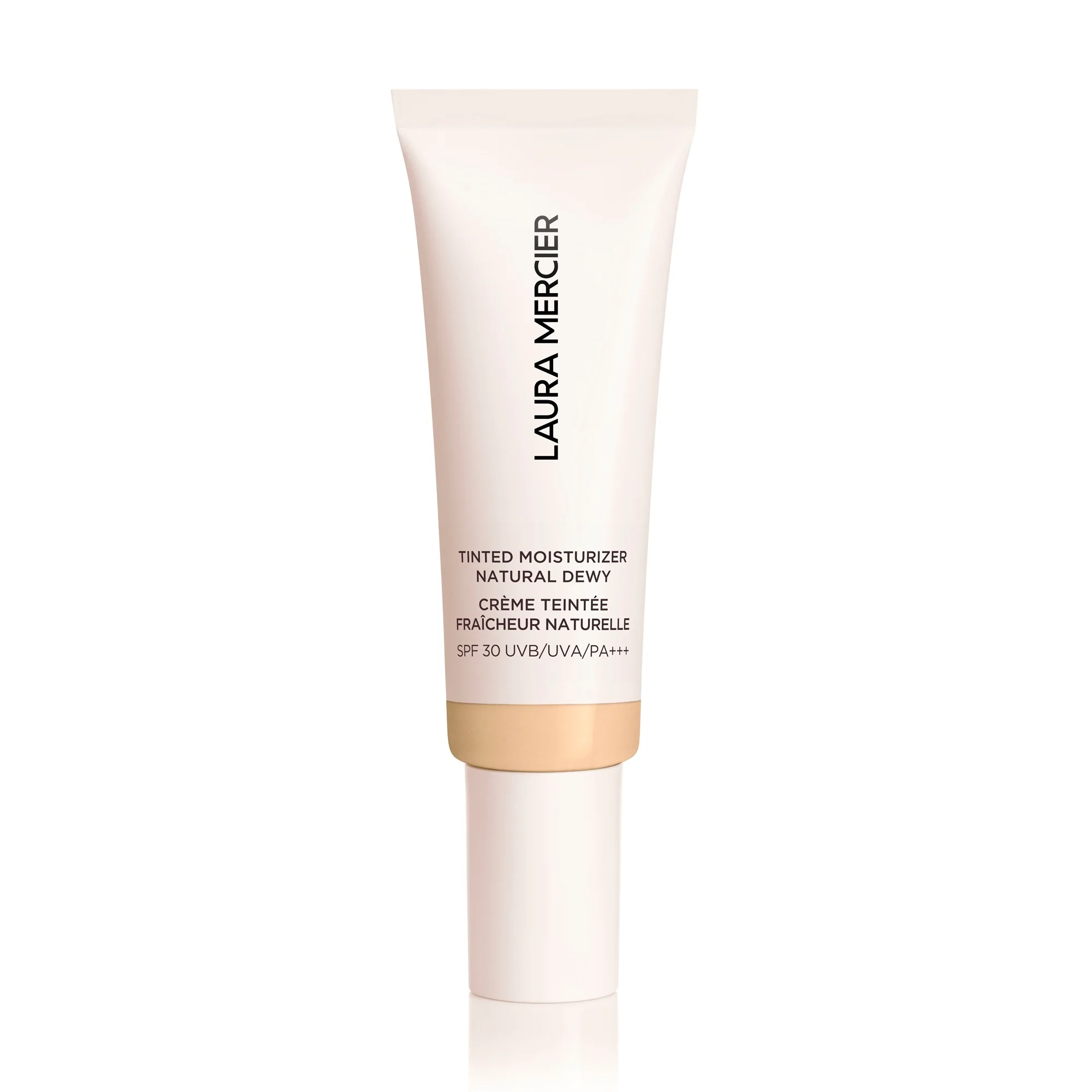 Tonuotas drėkinamasis makiažo pagrindas „Natural Dewy SPF 30 UVB/UVA/PA+++“ – kreminis makiažo pagrindas, tonuotas veido kremas spuogų prevencijai