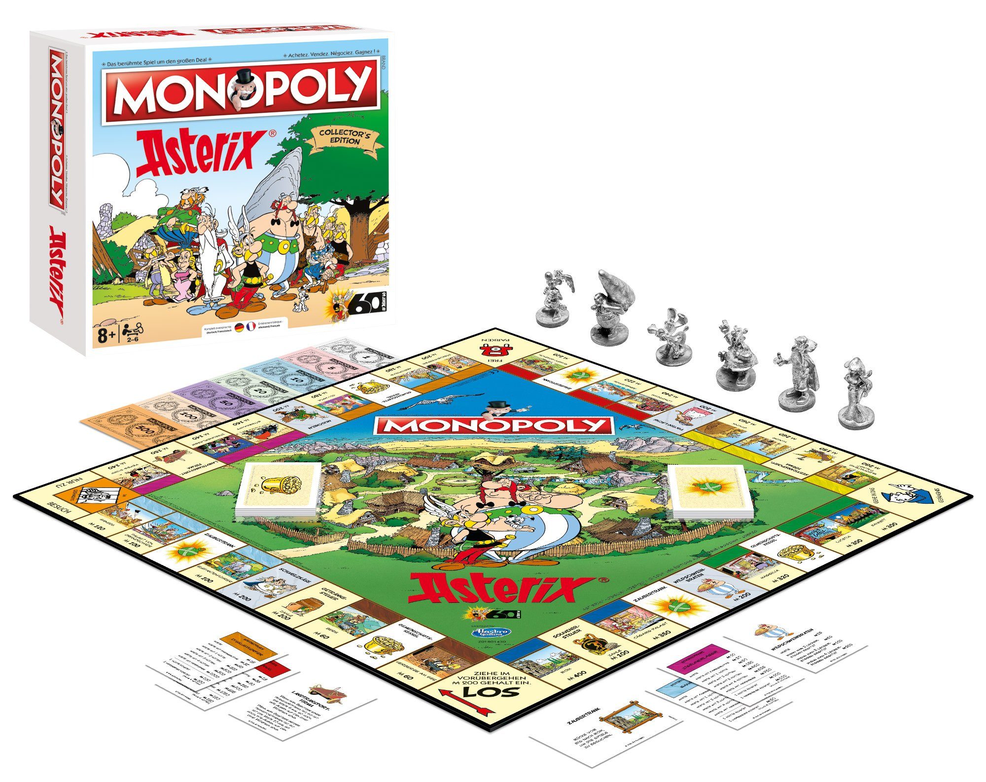 Winning Moves Spiel, Brettspiel Monopoly Asterix und Obelix Collector's Edition, deutsch / französisch