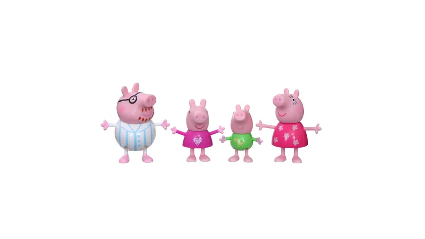 Hasbro - Peppa Pig Peppa’s Adventures Familienfiguren 4er-Pack, sortiert, 1 Stück