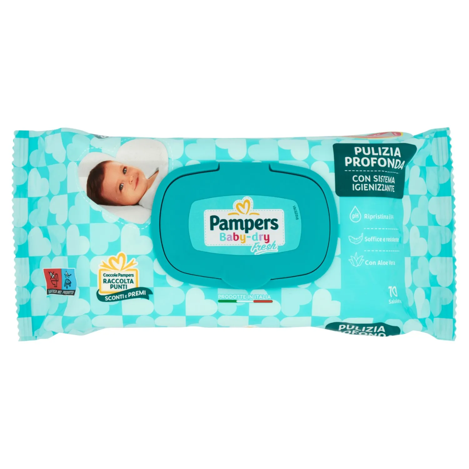 Baby Dry Fresh Salviettine 70 sachets