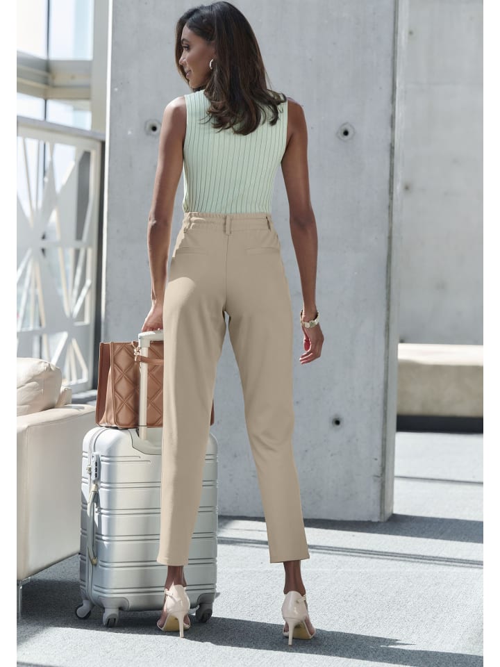 LASCANA Jogger Pants in sand günstig kaufen