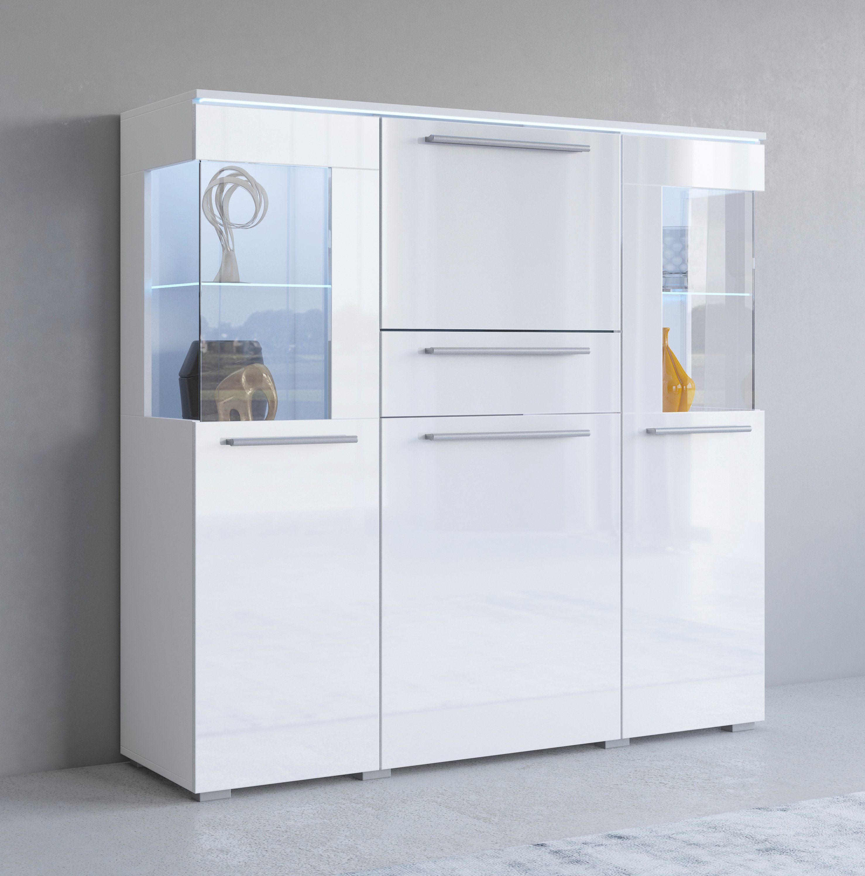Helvetia Highboard India, Breite 130 cm