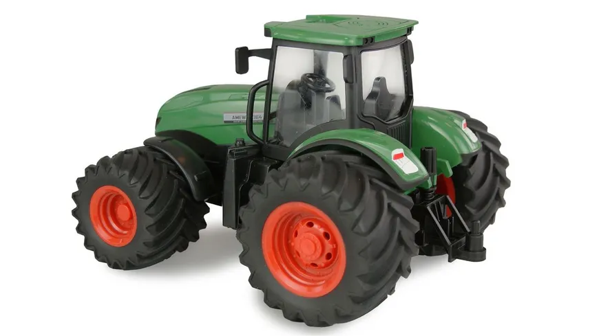 Amewi RC Traktor mit Viehtransporter 1:24 RTR grün