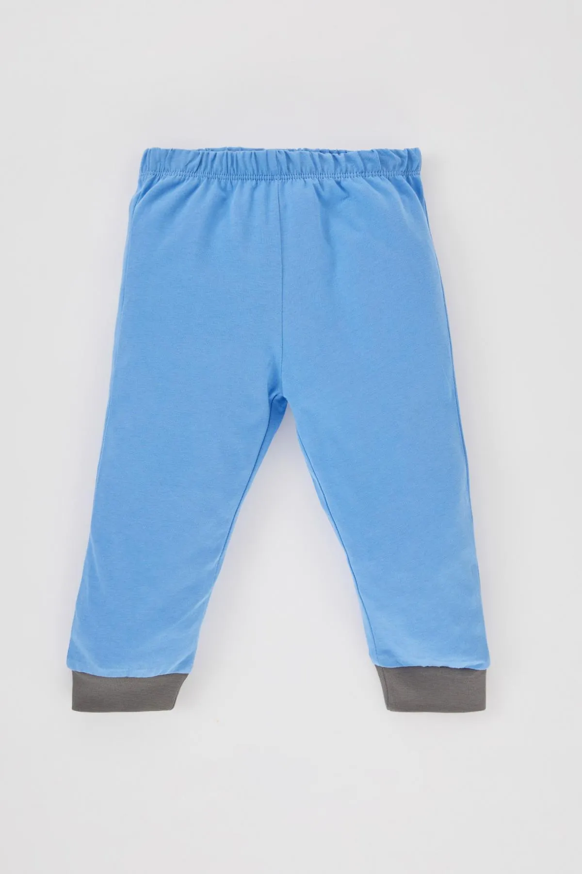 DeFacto  Langärmliges Pyjama-Set aus gekämmter Baumwolle mit Fahrzeug-Aufdruck für Babys