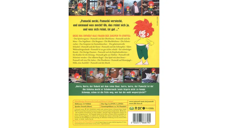 Pumuckl - Meister Eder und sein Pumuckl - Staffel 2  [5 DVDs]