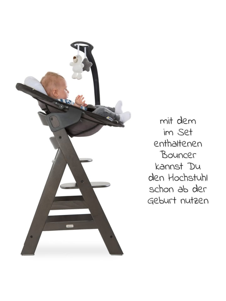Hauck Alpha Charcoal Selectline Newborn Set Deluxe - 4-tlg. in schwarz,grau günstig kaufen onesize