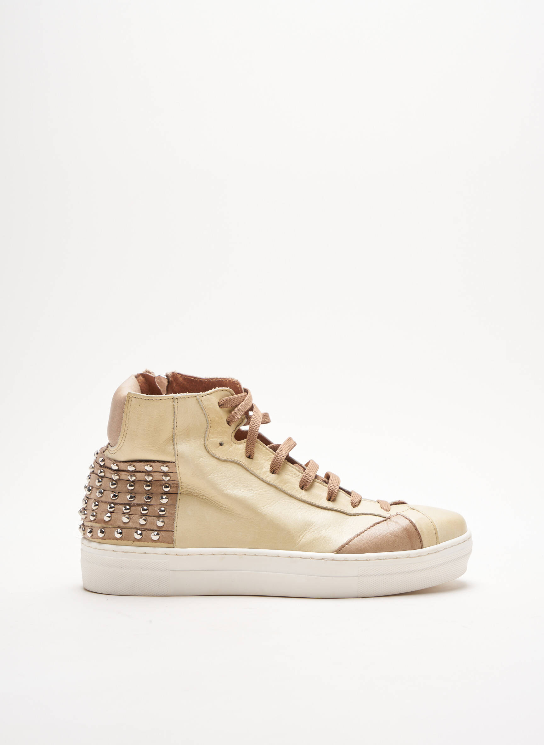 Angela Ripari Baskets Femme couleur beige