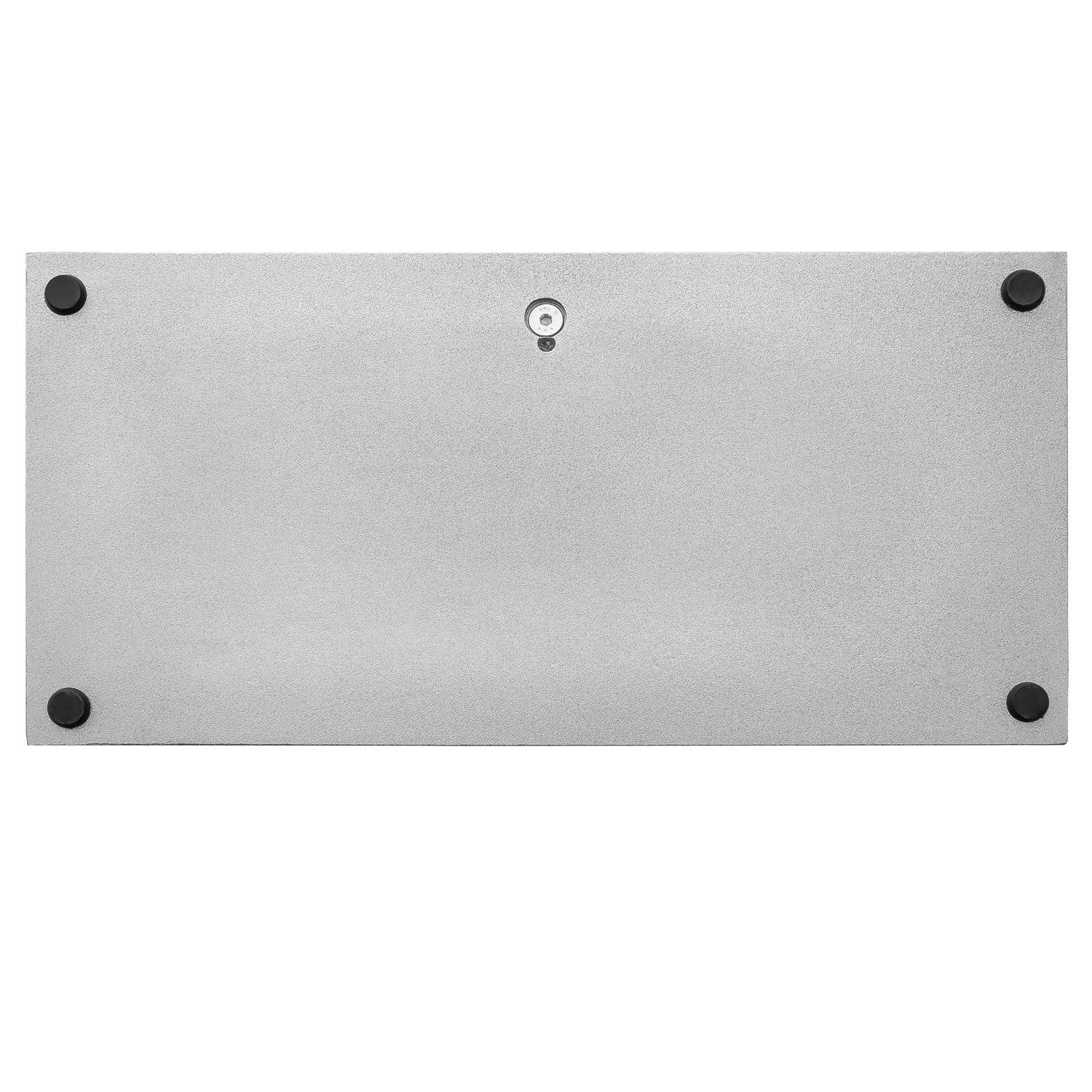 Delschen Betonschirmständer Sonnenschirmständer für Balkon Stahl Silber bis 40 mm Stamm 23 kg