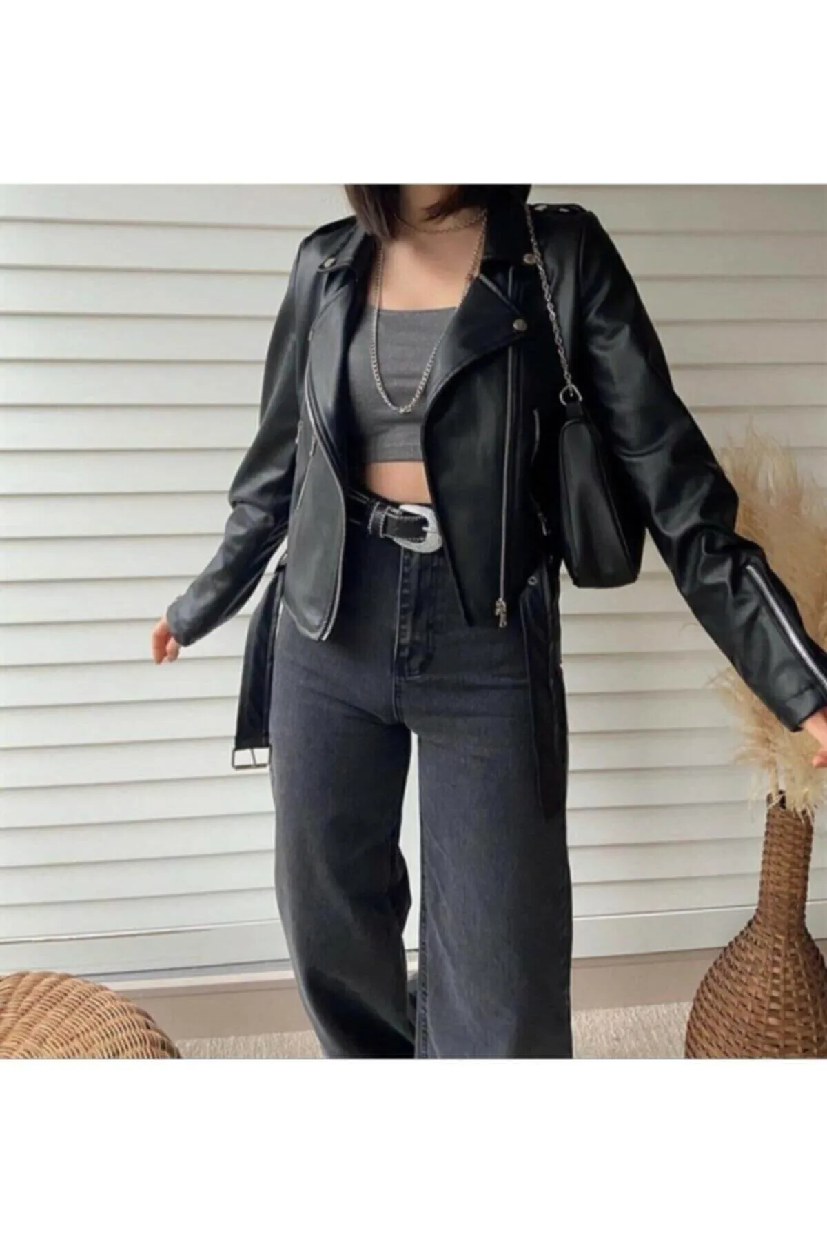 lodilife  Damen-Lederjacke