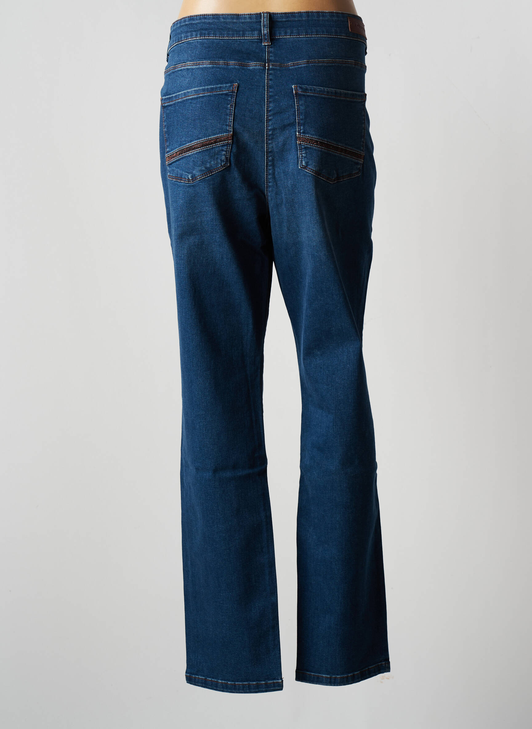 Olsen Jeans Coupe Droite Femme couleur bleu