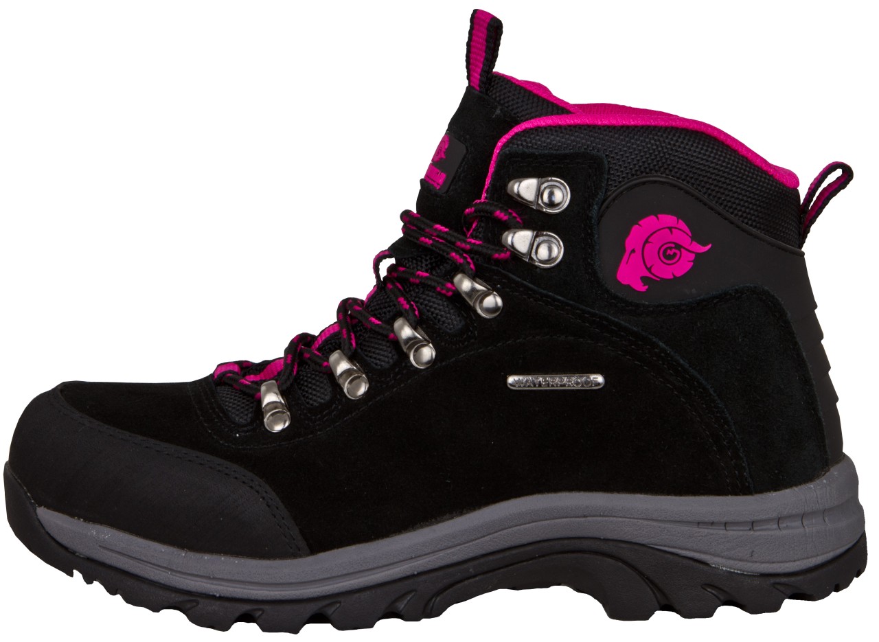 GUGGEN MOUNTAIN Freizeit Schnürer lila/pink Wanderschuh von GUGGEN Mountain
