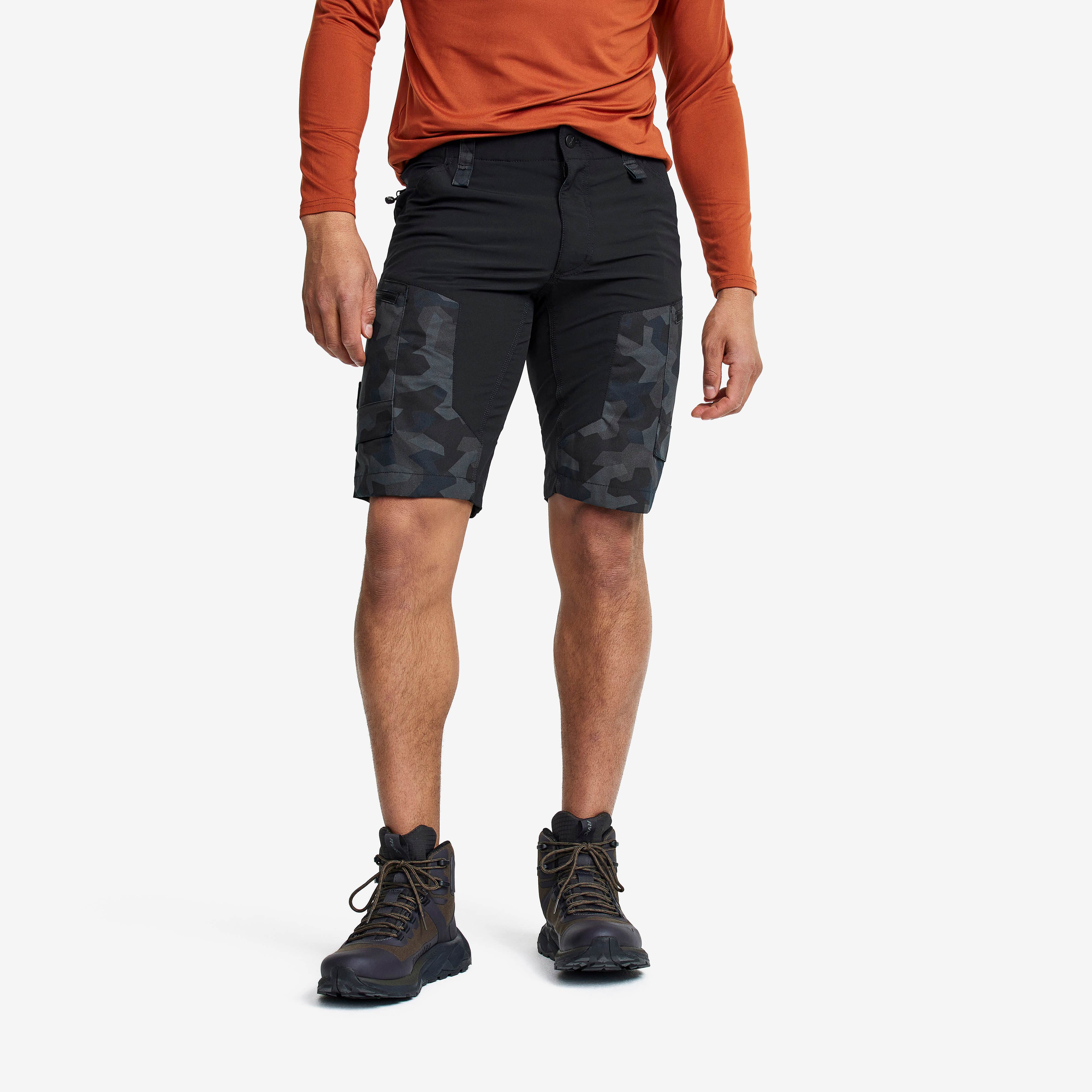 RVRC GP Shorts Homme Anthracite Camo