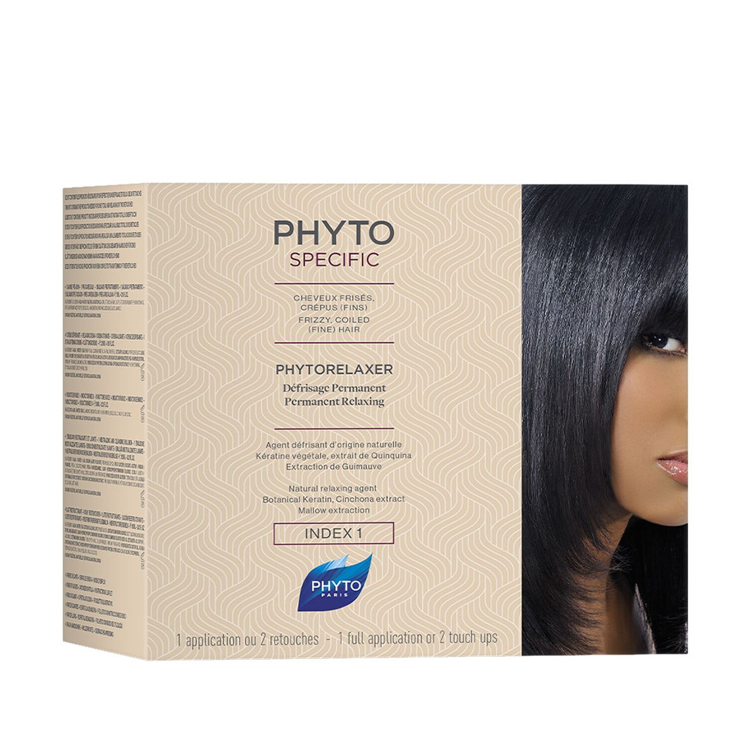 Phyto Phytorelaxer Kit Défrisage Permanent Index 1 - Cheveux Fins, Bouclés, Texturés ou Défrisés