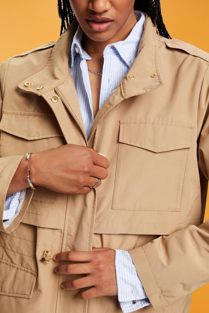 Trenchcoat mit Stehkragen