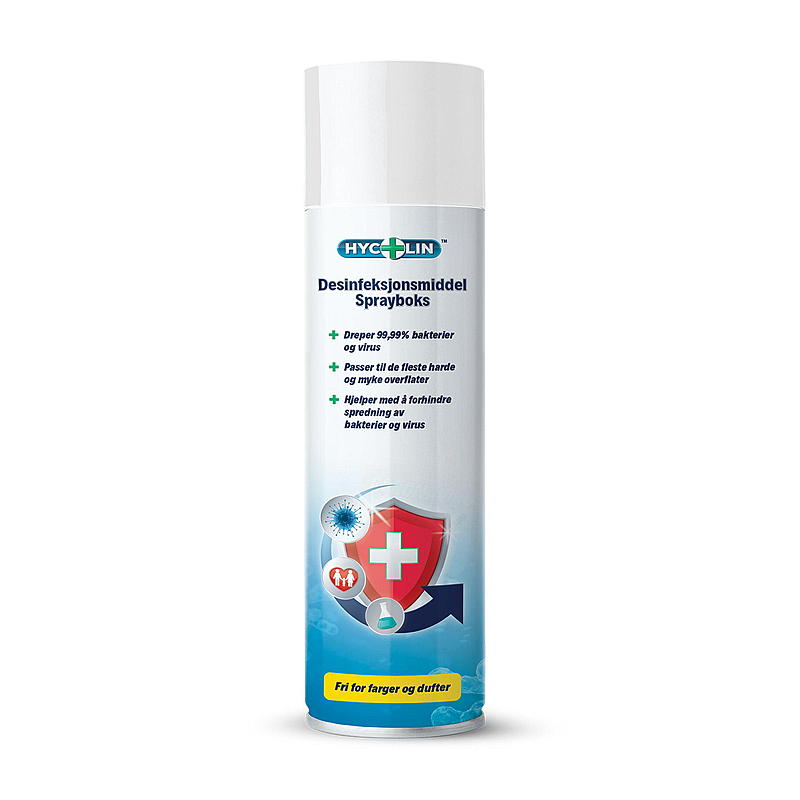 HYCOLIN Desinfeksjon 300 ml sprayboks Hycolin