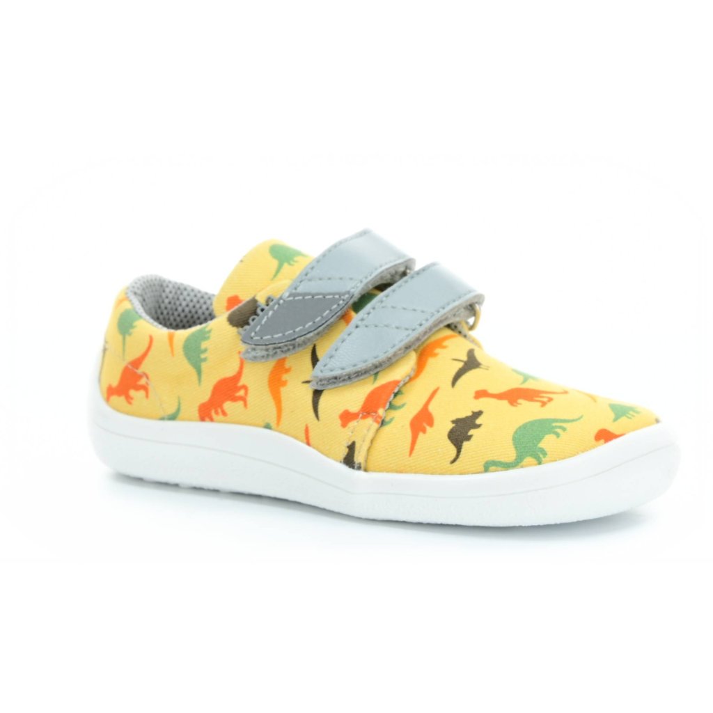 Beda Dinosaurier Canvas Barfußsneakers (BF 0001/TEX/W)
