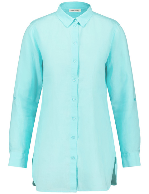 Longbluse aus Leinen