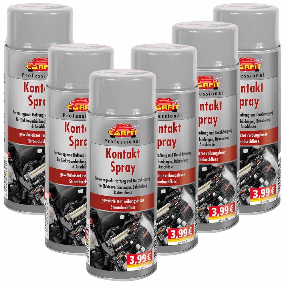 Carfit Kontaktspray 400 ml 6er-Set