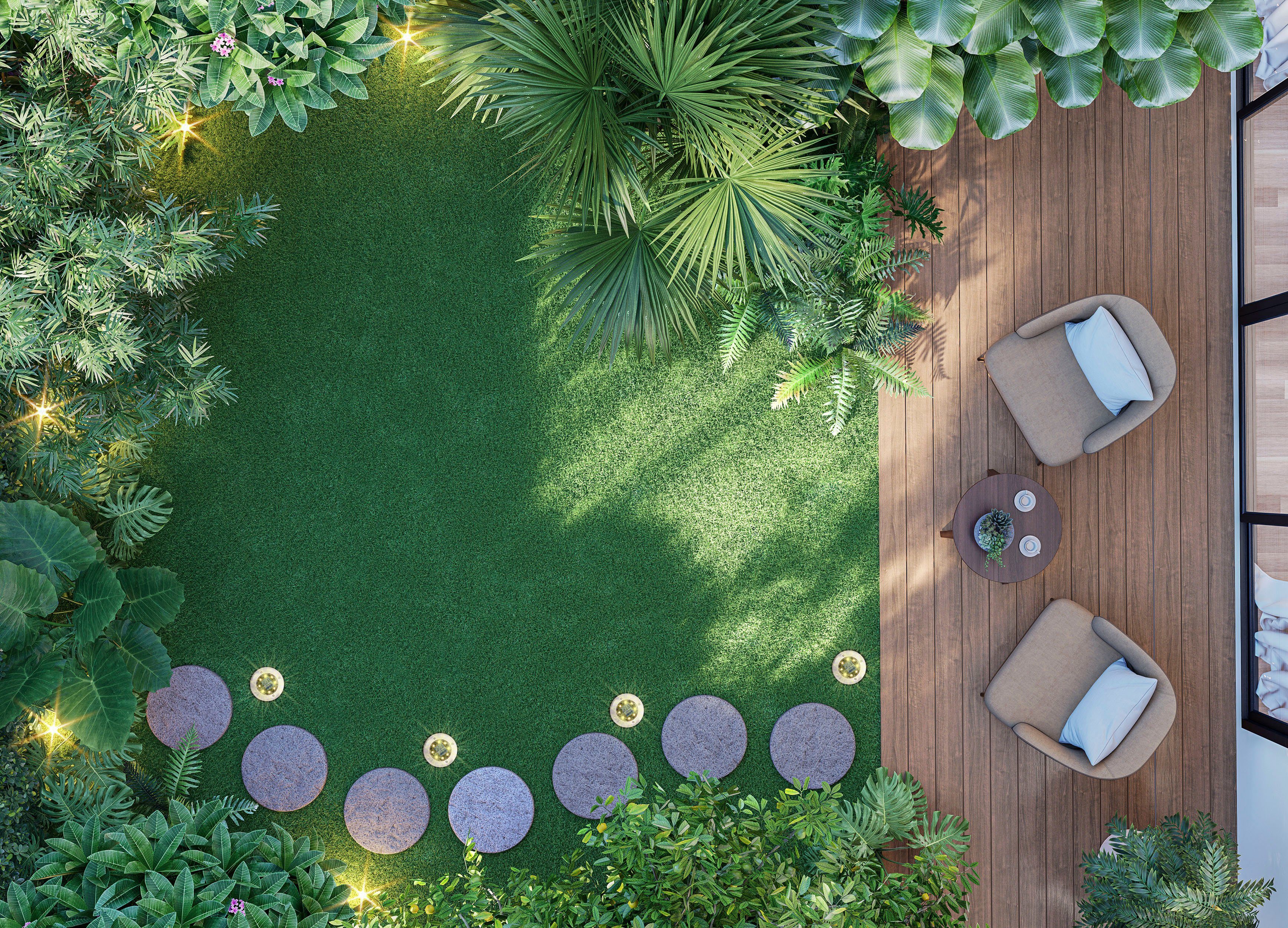 näve LED Gartenleuchte Kian, LED fest integriert, Warmweiß, LED Solar-Boden-Erdspieß, 6er Set