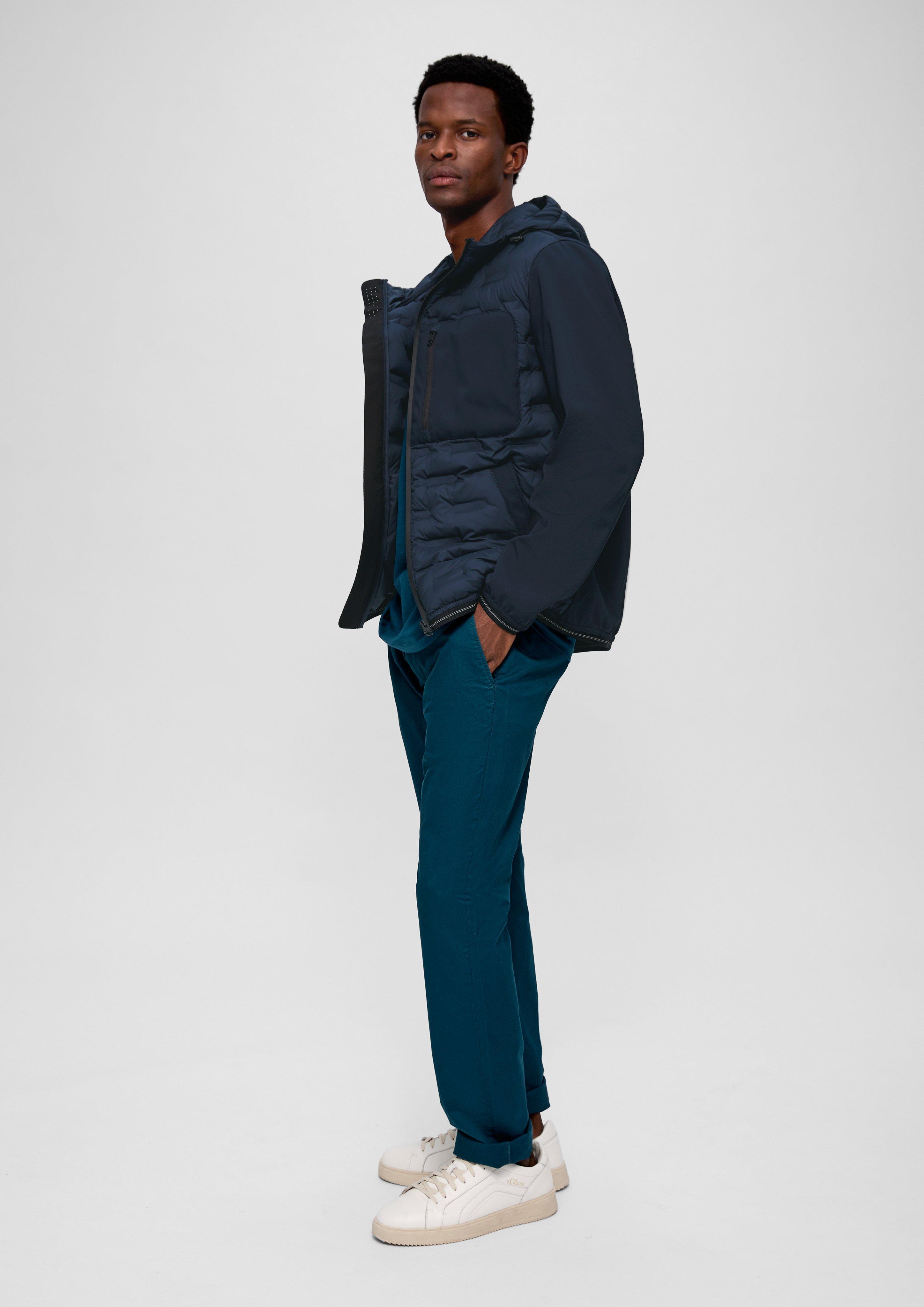 Softshelljacke im Fabricmix  2131771-5978