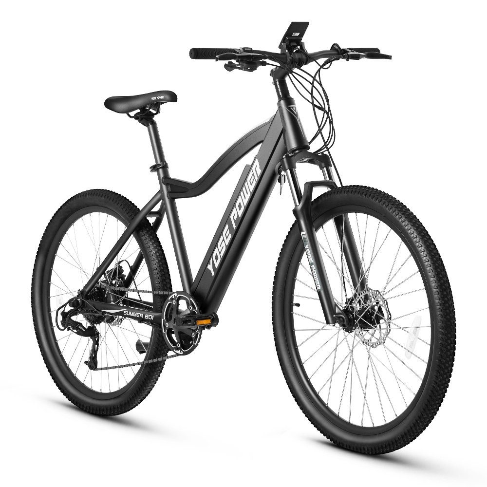 YOSE POWER E-Bike 27,5 Zoll E-Mountainbike E-MTB mit 36V 13Ah Akku, 7 Gang Shimano, Kettenschaltung, Heckmotor, 480,00 Wh Akku