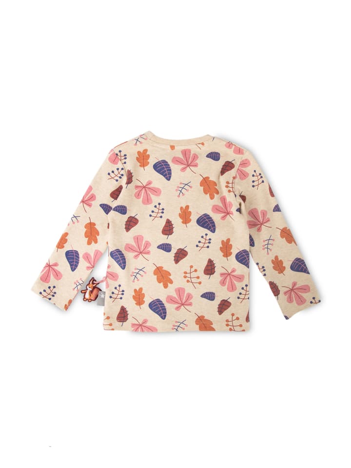 Sigikid Langarmshirt Autumn-Forest in beige günstig kaufen
