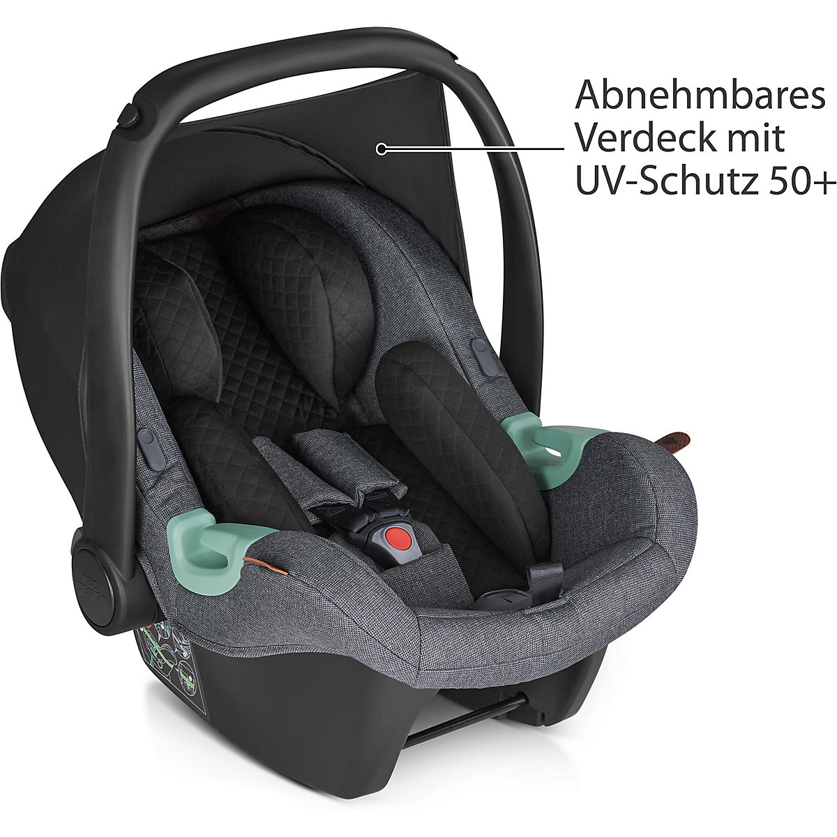 Babyschale Tulip Gruppe 0+, asphalt