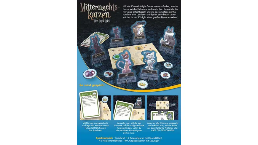 Thinkfun - Mitternachtskatzen - Das Logik-Spiel für Jungen und Mädchen ab 8 Jahren.