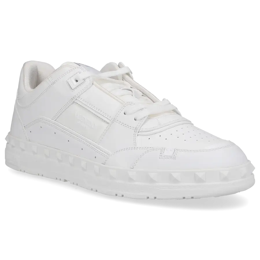 Valentino Garavani - Sneaker low FREEDOTS Kalbsleder - weiß