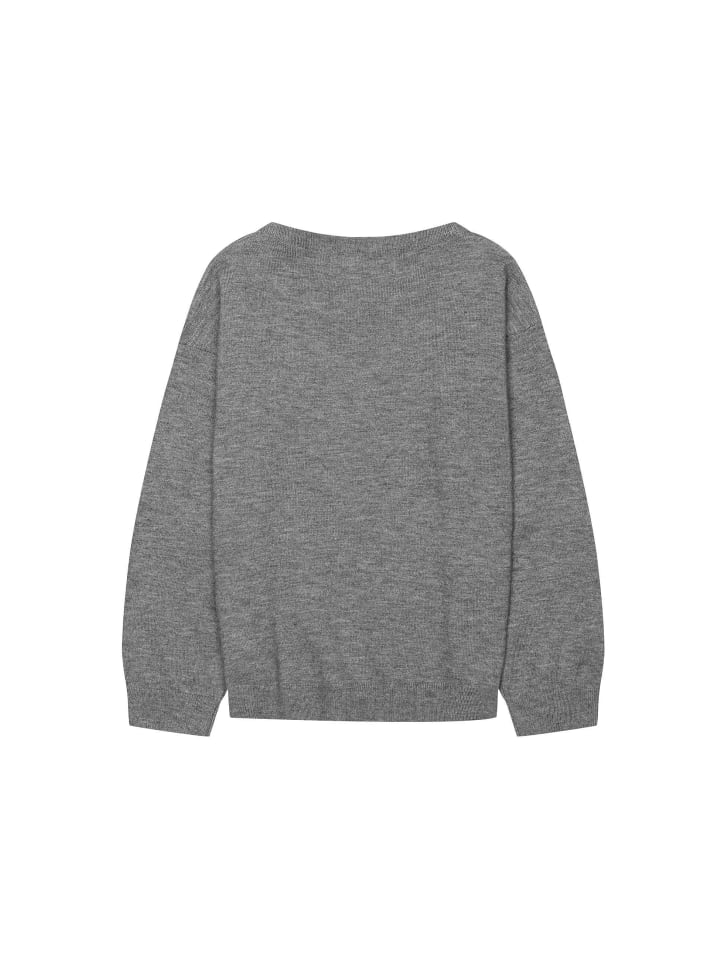 Minoti Rundhalspullover Crunch 2 in grau günstig kaufen