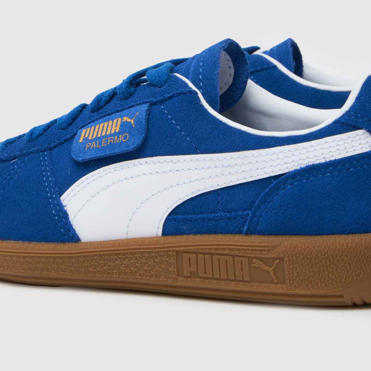 PUMA kék multifunkciós Palermo fiú ifjúsági cipő