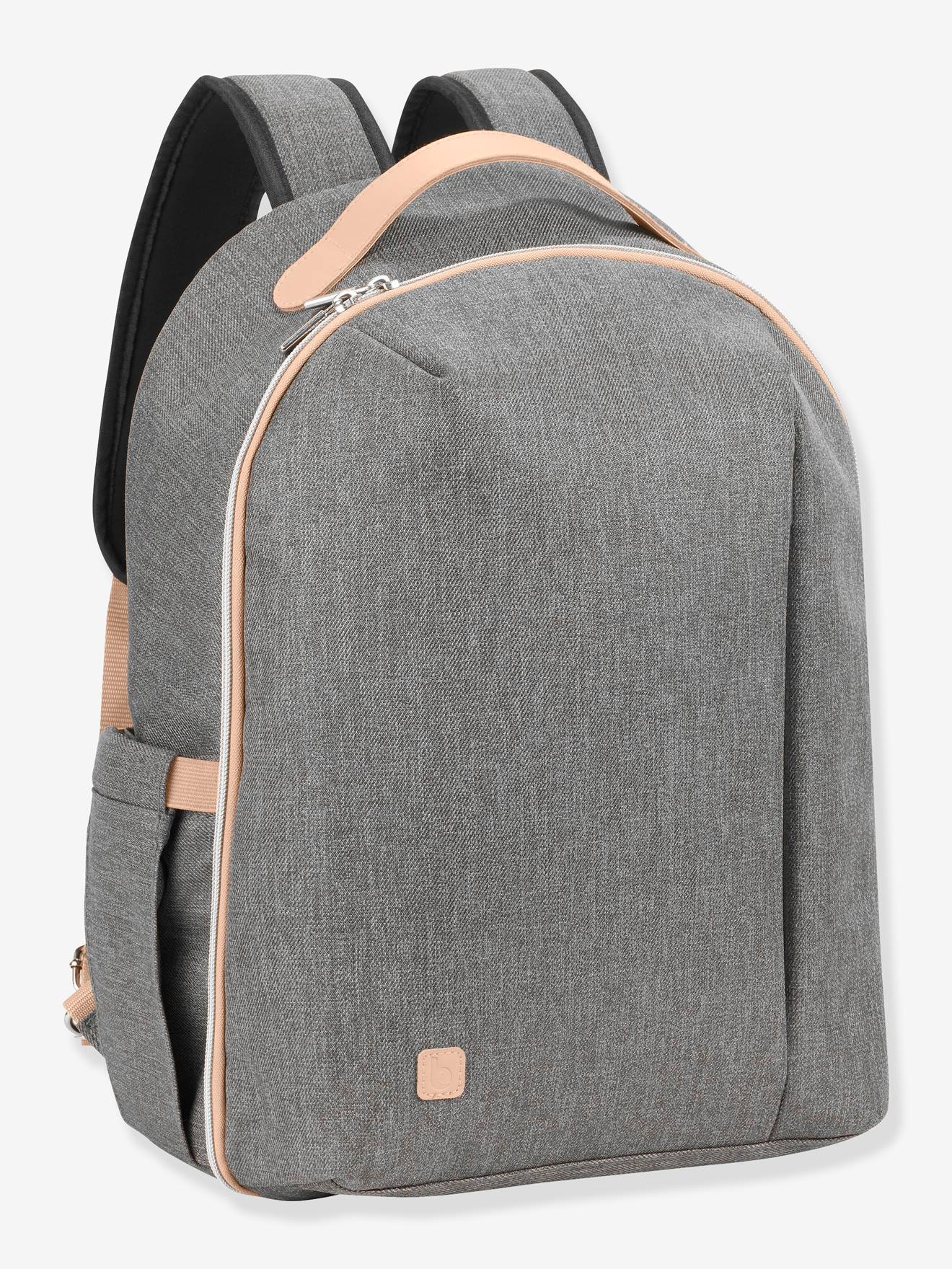 Sac à dos à langer BABYMOOV Pyla gris chiné (smokey)