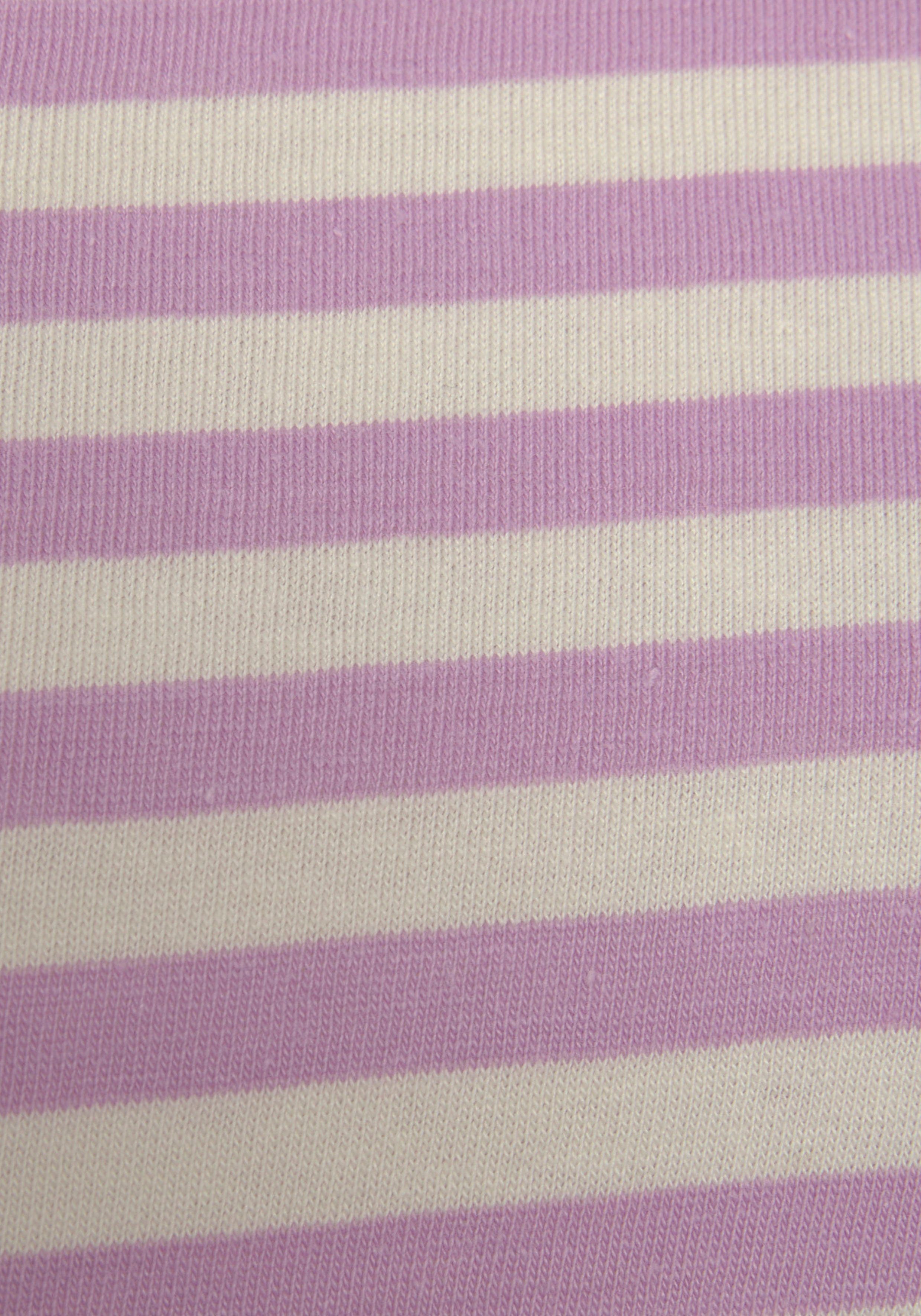 Vivance Dreams Pyjama mit garngefärbten Streifen