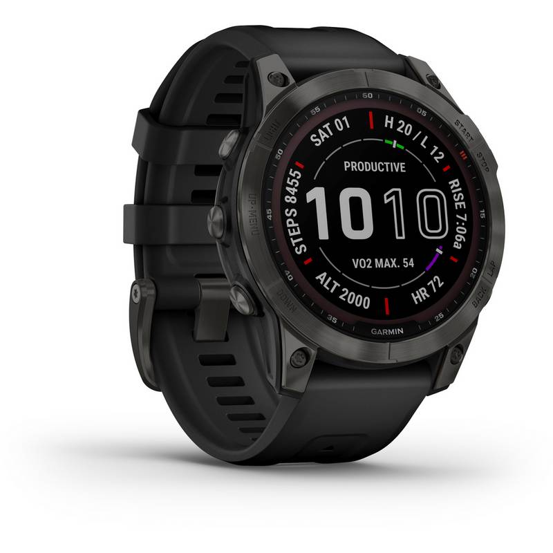Garmin fenix 7 Sapphire Solar Titan Sportuhr