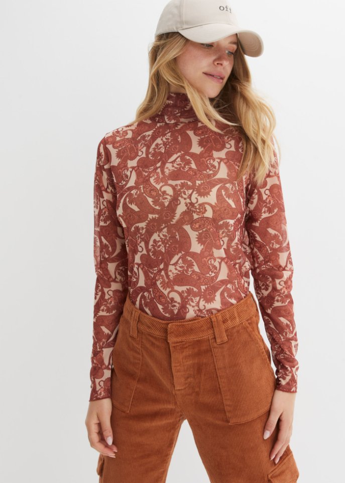 Bedrucktes Meshshirt