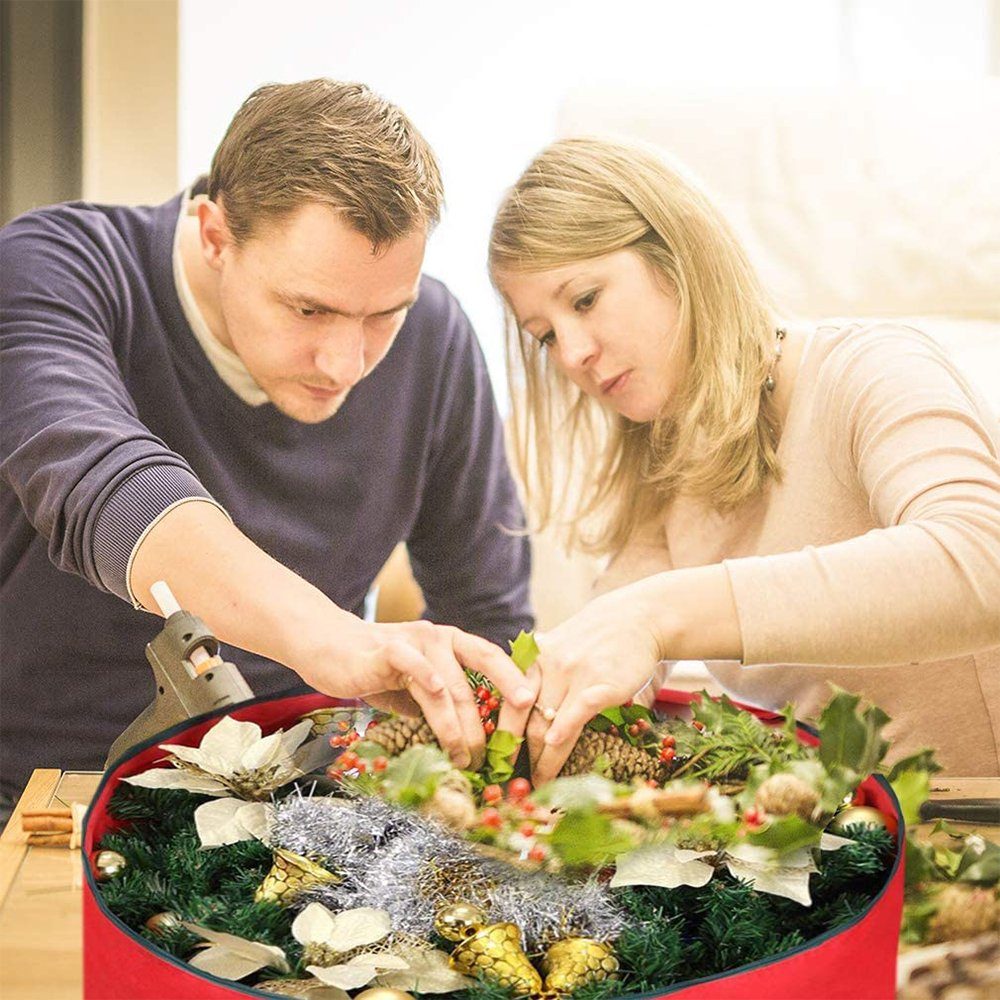 Lubgitsr Aufbewahrungstasche Aufbewahrungstasche für Kränze 60×18cm, für Weihnachtsdekoration (1-tlg)