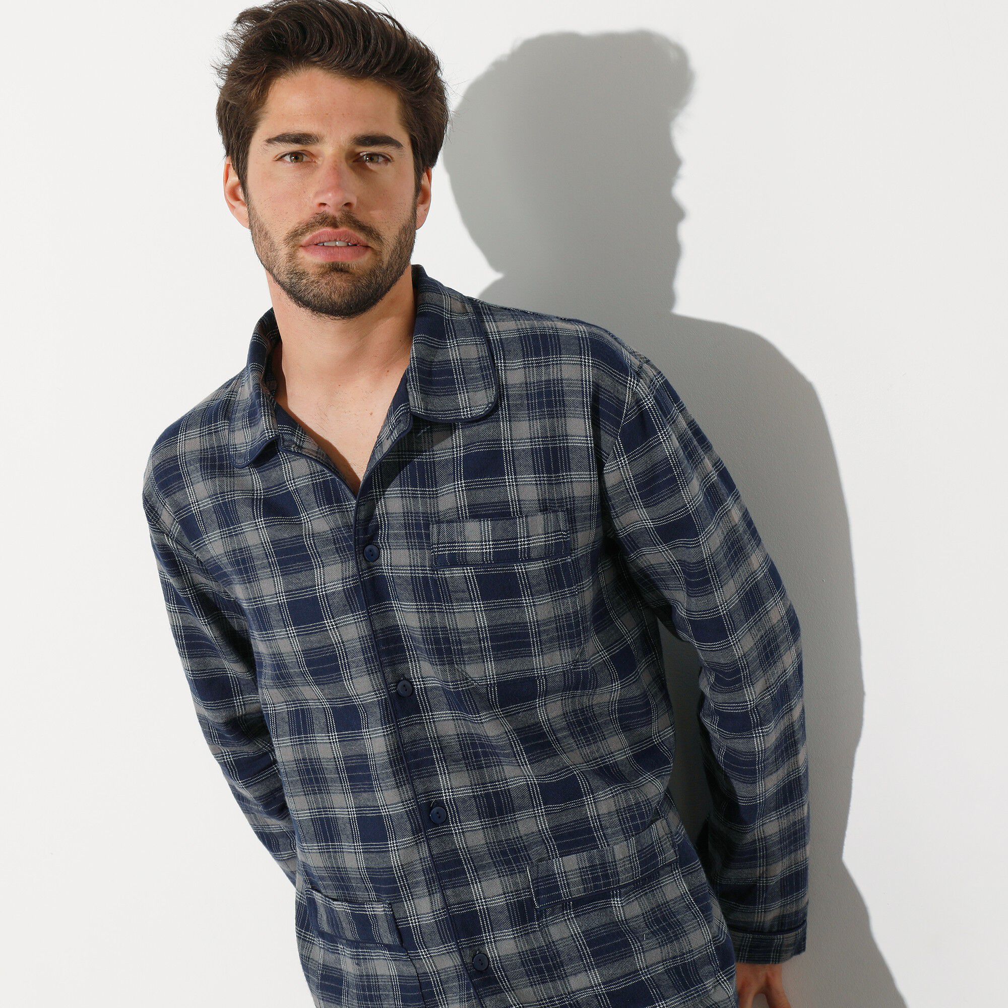 Pyjama carreaux en pilou