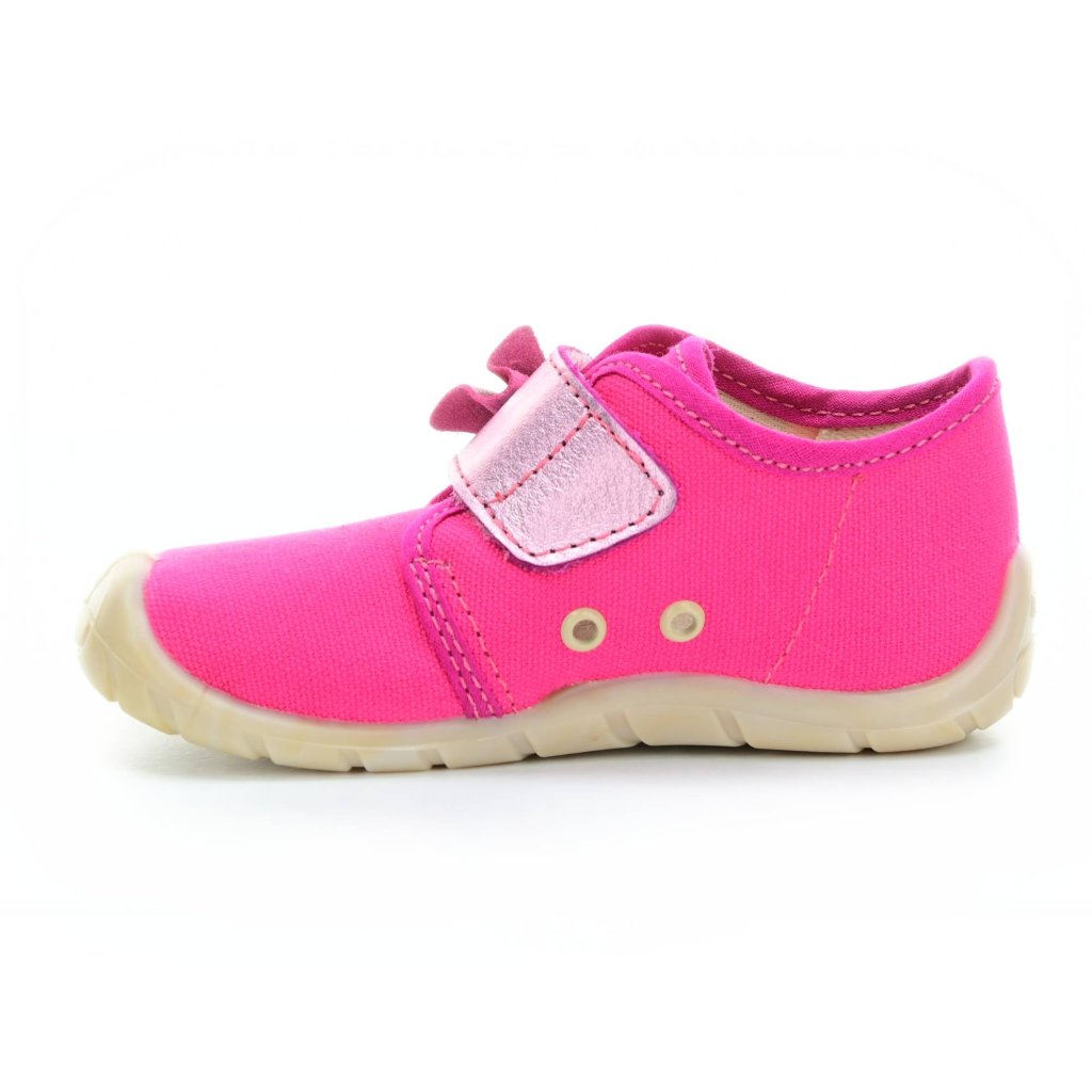 Fare 5011453 mit Schleifchen Mid Cut Canvas Barfußschuhe (bare)