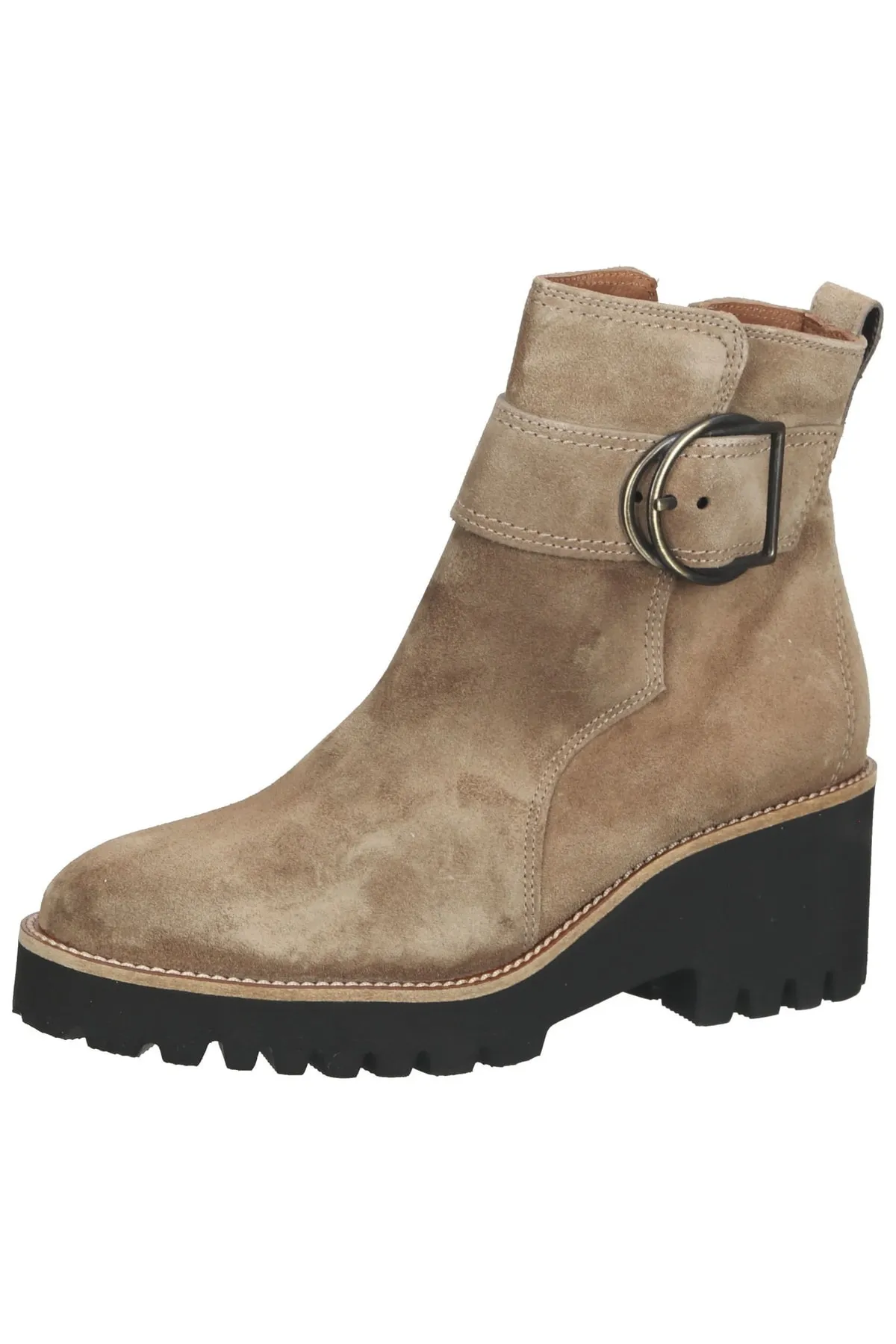 Paul Green  Stiefelette - Beige - Blockabsatz