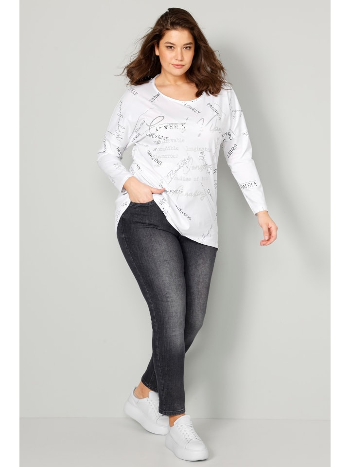 Angel of Style Longsleeve in weiß günstig kaufen