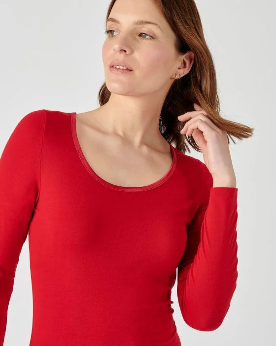 T-shirt Thermolactyl Sensitive biais satin, manches longues