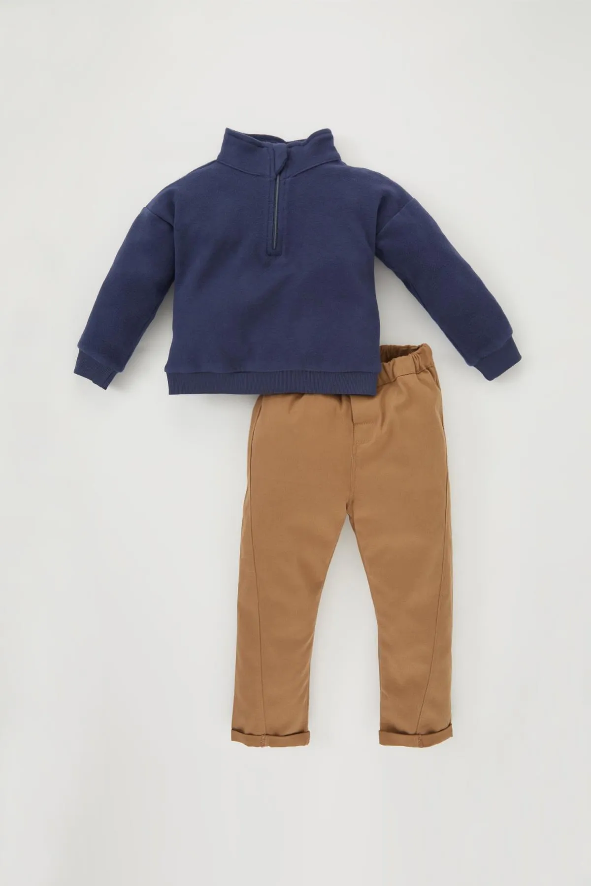 DeFacto  2-teiliges Set mit Hemd und Hose aus Twill für Babys