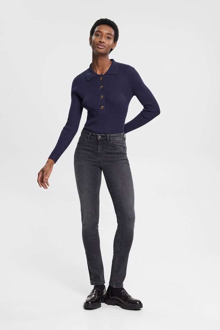 Mid-Rise-Stretchjeans in schmaler Passform