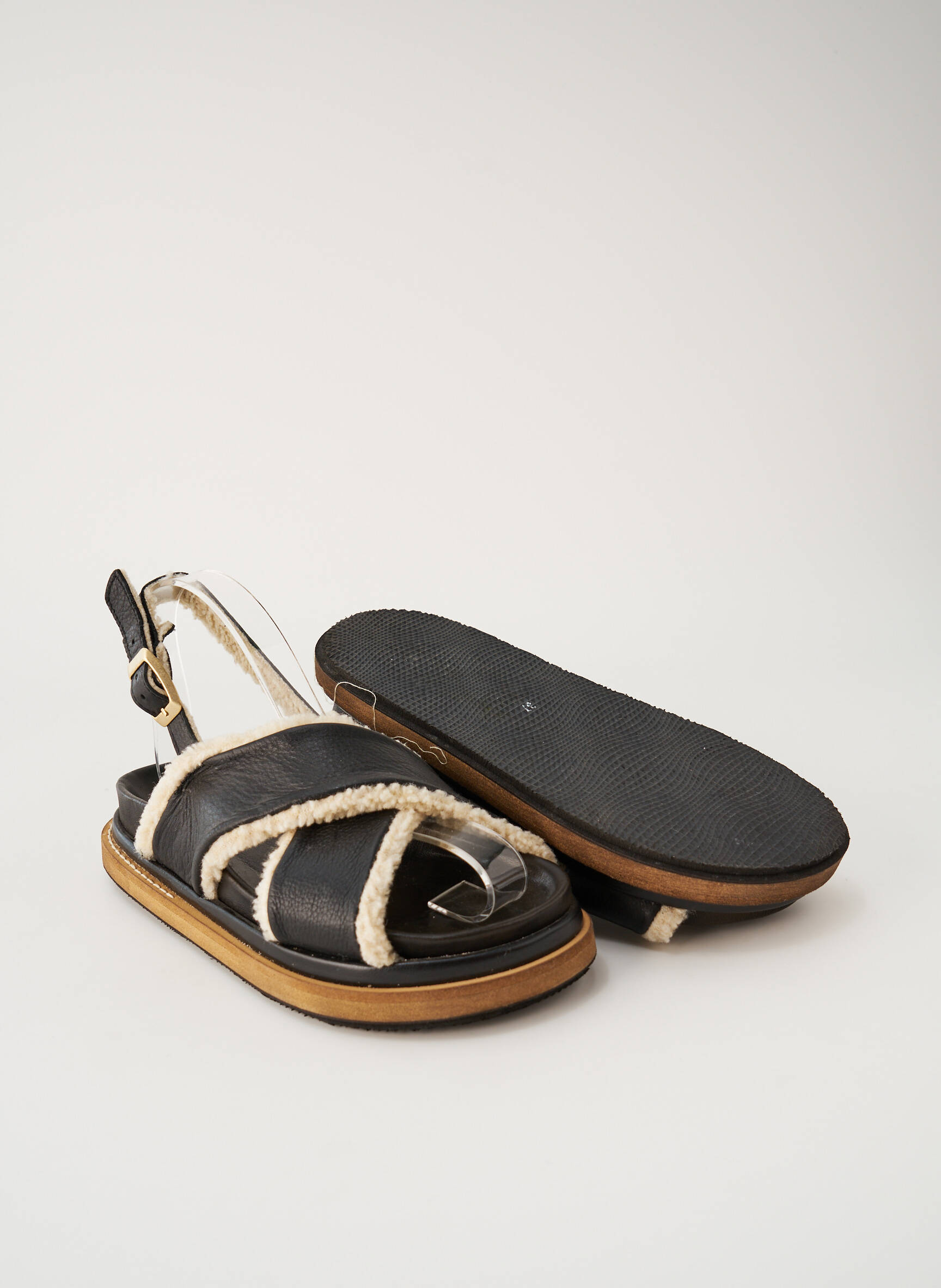 Alohas Sandales Nu Pieds Femme couleur noir