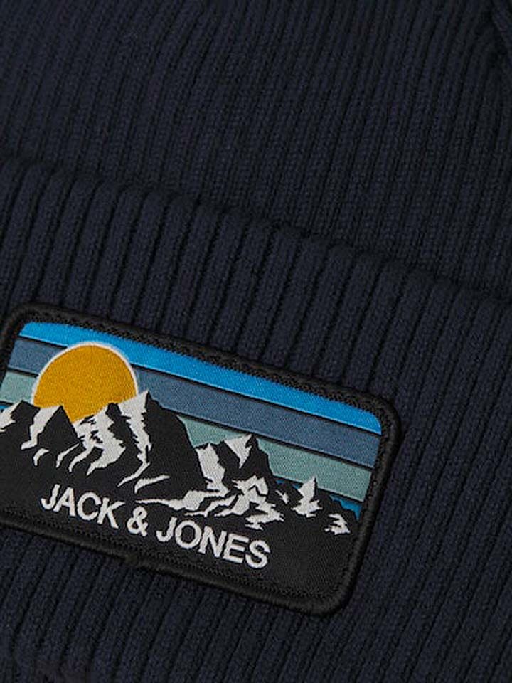 Jack & Jones Mütze in Dunkelblau günstig kaufen onesize