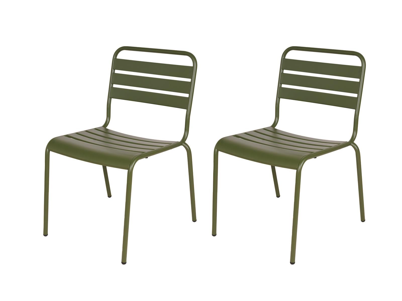 MaximaVida Max Armeegrün Metall Gartenstuhle