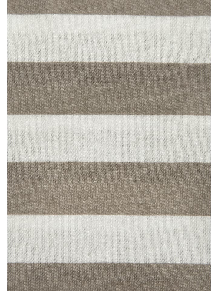 ELBSAND 3/4-Arm-Shirt in creme-taupe gestreift günstig kaufen